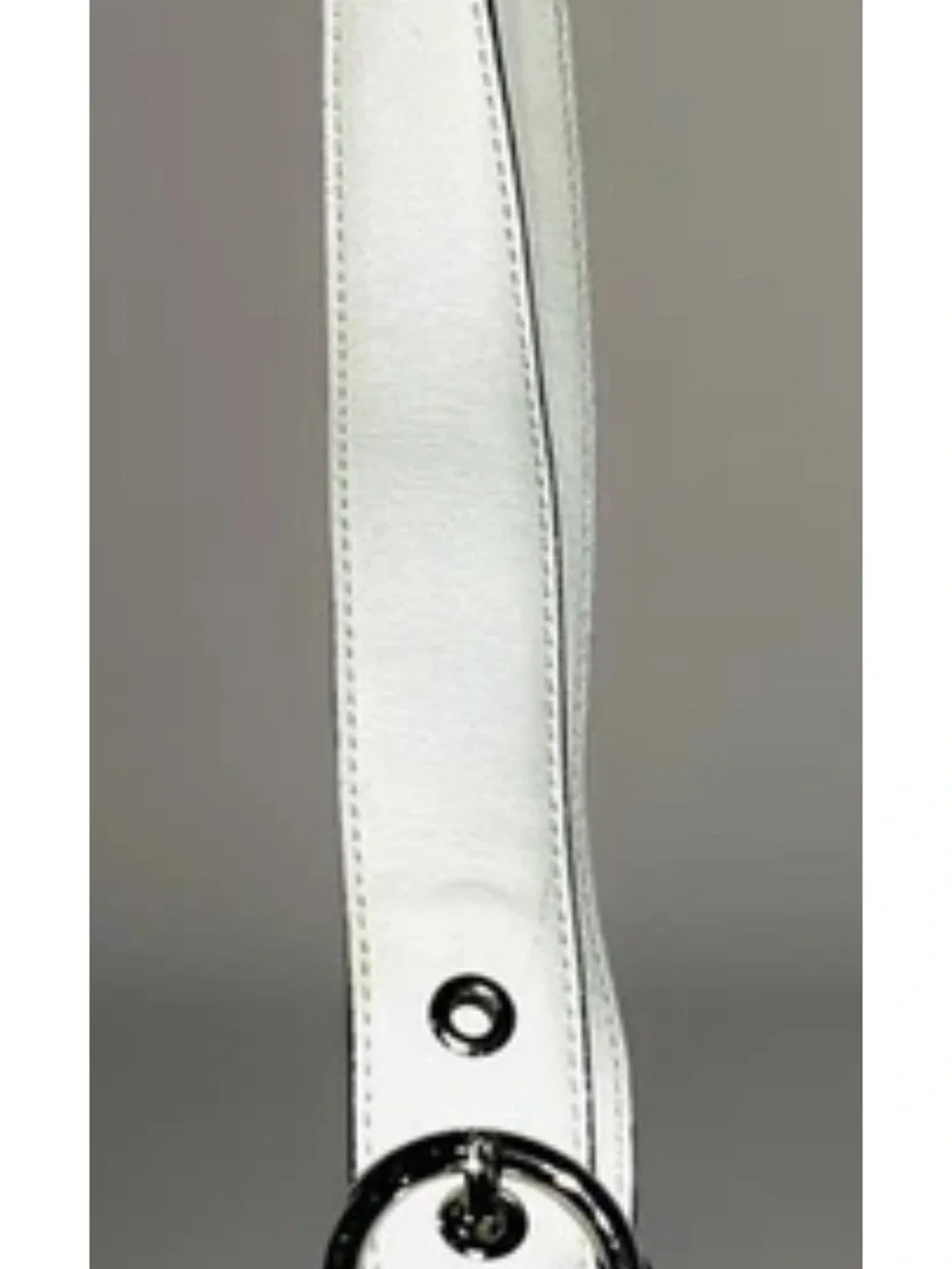 Coach Signature Logo Shoulder Purse Blue W/White Trim Silver Hardware J3K-6800 - Picture 11 of 13